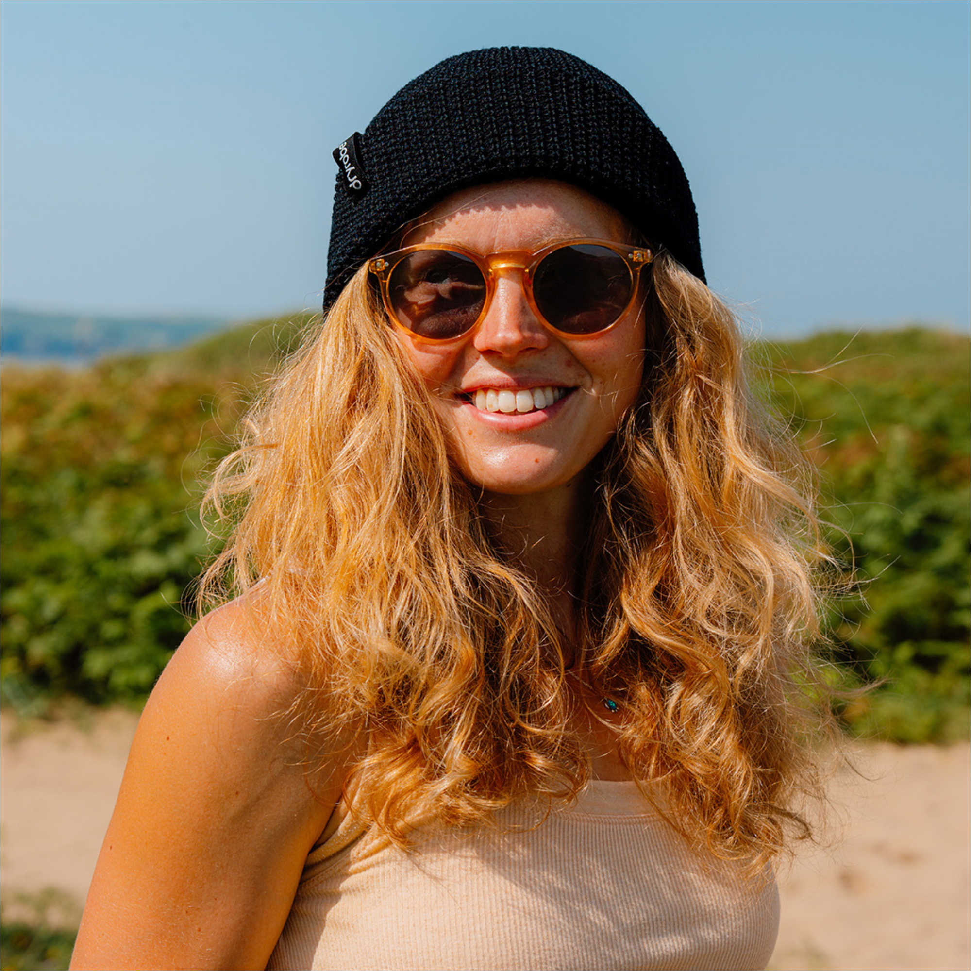 2026 Dryrobe Waffle Beanie DBNEWAFF - Black